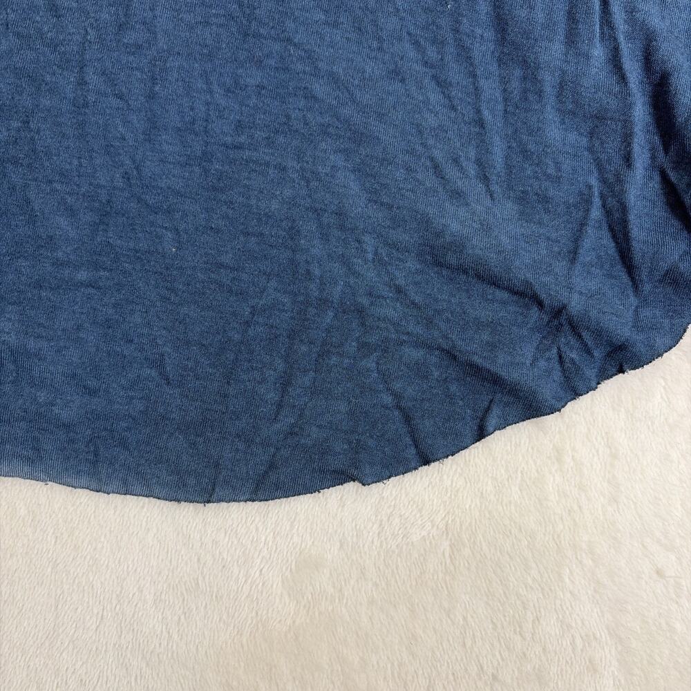 NWT Dear John Cold Shoulder Long Sleeve Top Large in Navy Blue Distressed Color - Picture 15 of 15